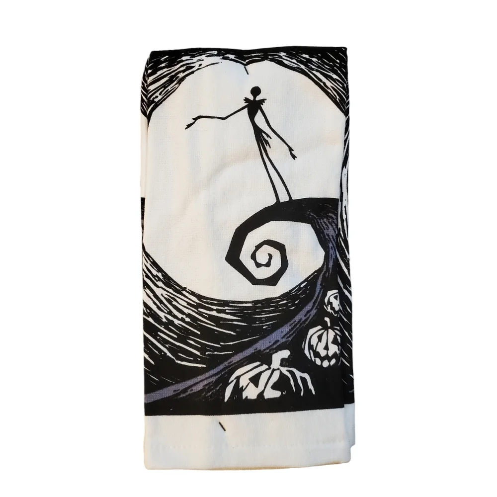 Disney Nightmare Before Christmas Jack Skellington Kitchen Towels Pack Of 2 New‎